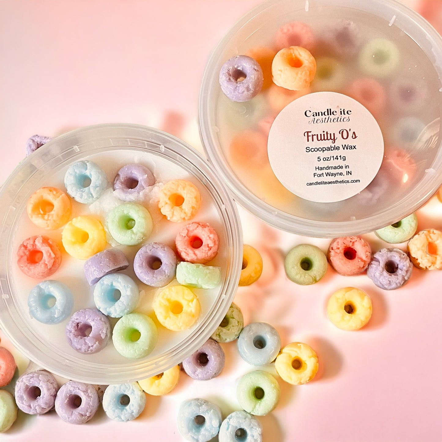 Fruity O's Scoopable Wax Melts | Fruit Loops Wax Melts | Cereal Wax Melts | Food Wax Melts