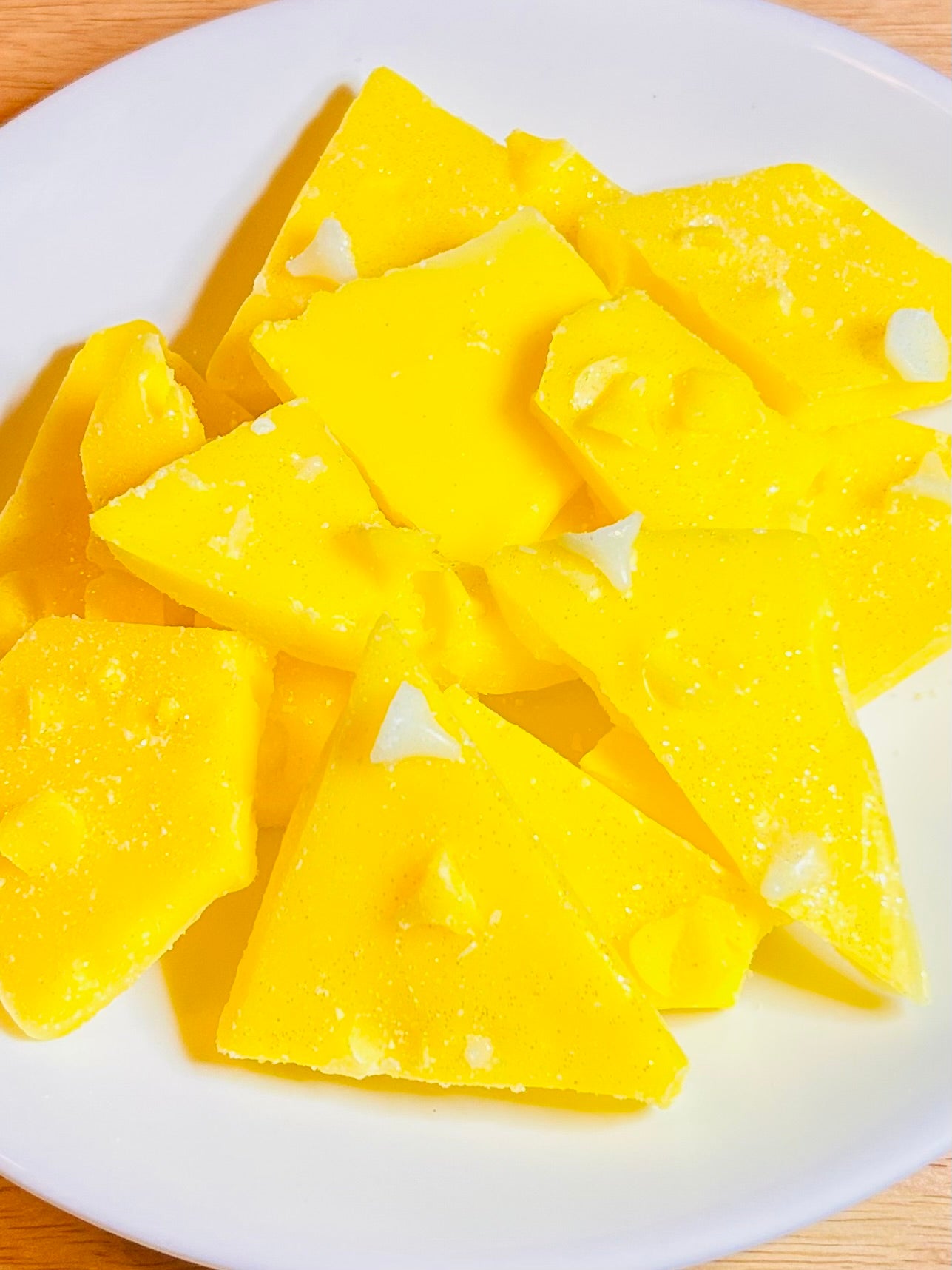 Lemon White Chocolate Wax Brittle | Wax Melts | Brittle Wax | Highly Scented Wax Melts | Wax Bark