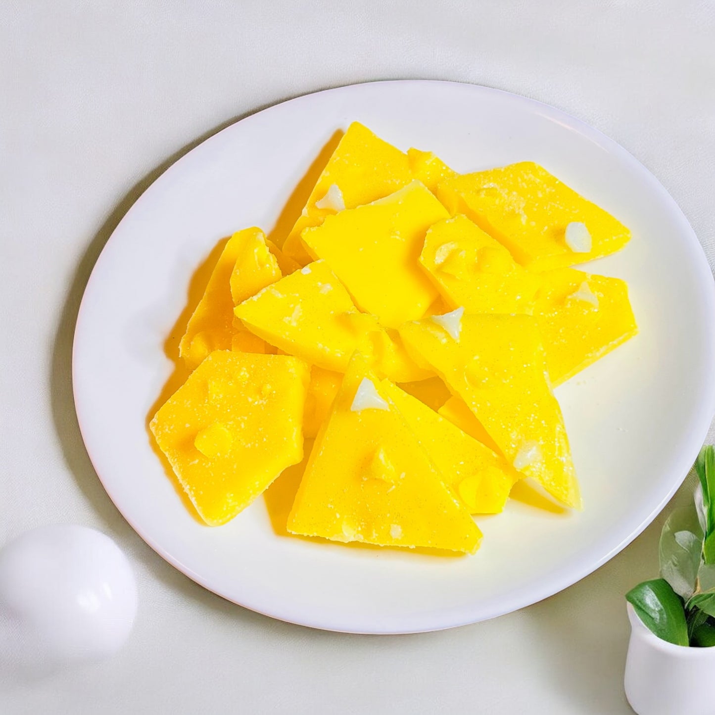 Lemon White Chocolate Wax Brittle | Wax Melts | Brittle Wax | Highly Scented Wax Melts | Wax Bark