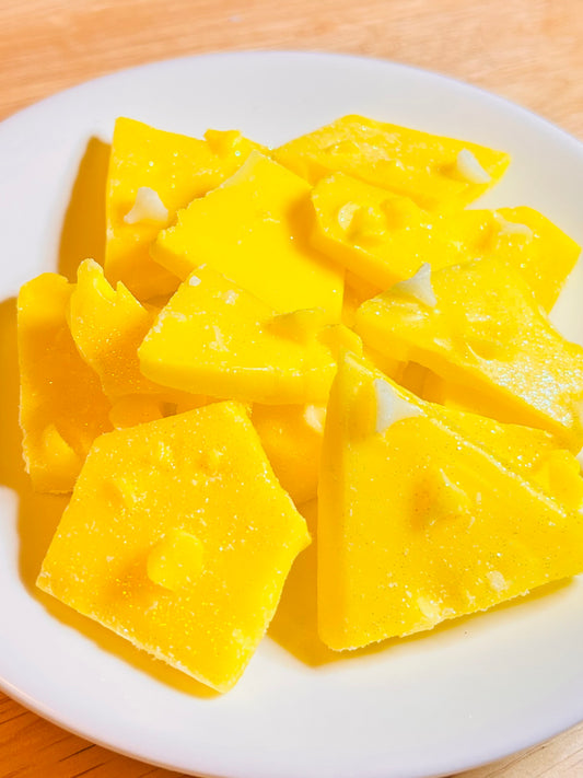 Lemon White Chocolate Wax Brittle | Wax Melts | Brittle Wax | Highly Scented Wax Melts | Wax Bark