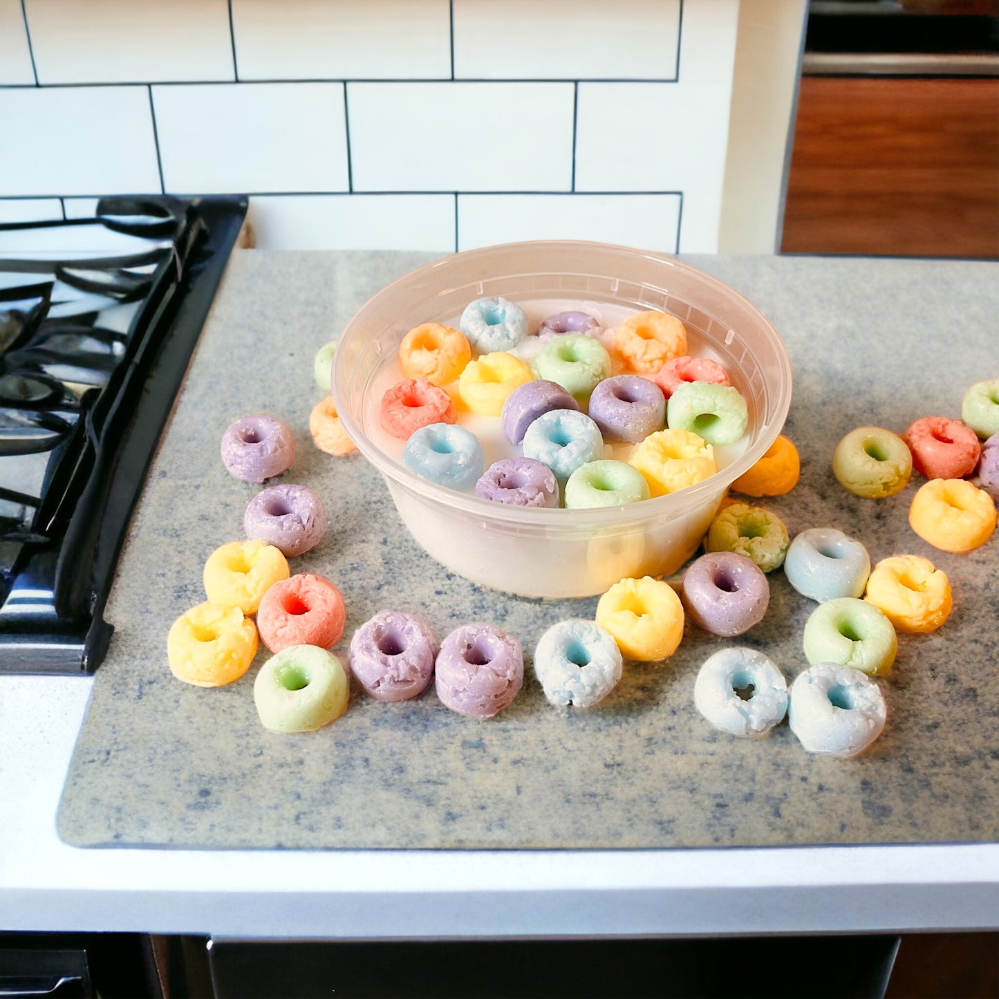 Fruity O's Scoopable Wax Melts | Fruit Loops Wax Melts | Cereal Wax Melts | Food Wax Melts